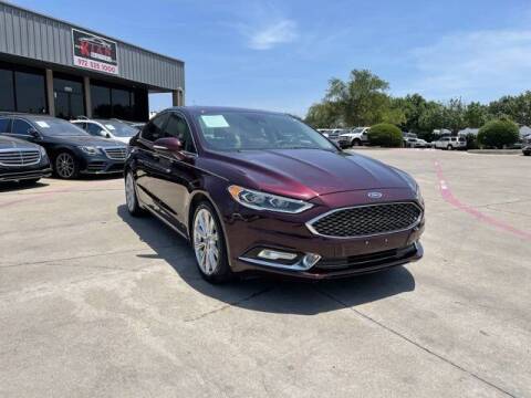 2017 Ford Fusion for sale at KIAN MOTORS INC in Plano TX