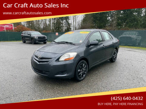 2008 Toyota Yaris for sale at Car Craft Auto Sales Inc in Lynnwood WA