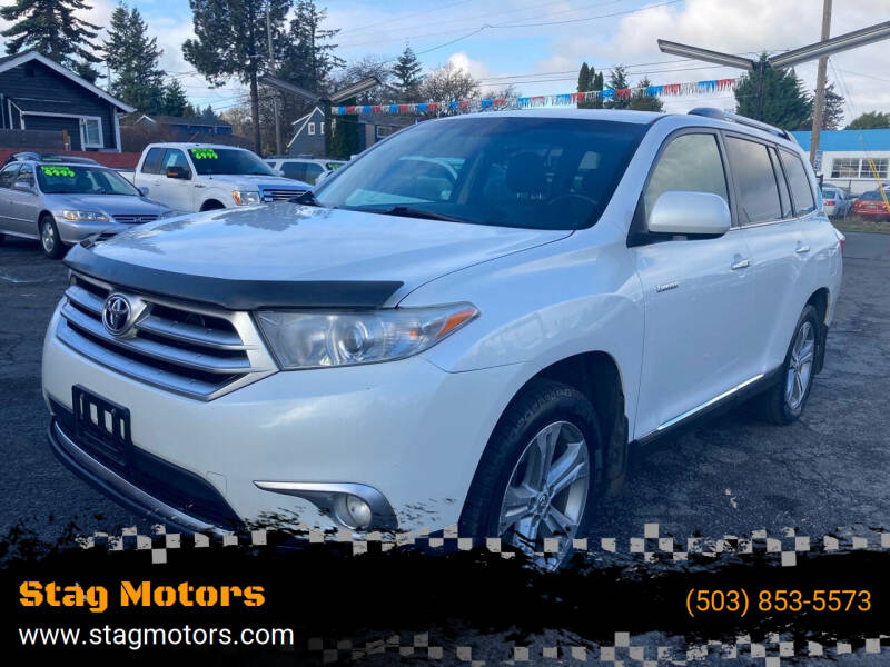 2012 Toyota Highlander for sale at Stag Motors in Portland OR