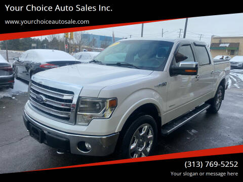 2013 Ford F-150 for sale at Your Choice Auto Sales Inc. in Dearborn MI