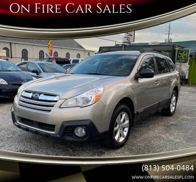 2014 Subaru Outback for sale at On Fire Car Sales in Tampa FL