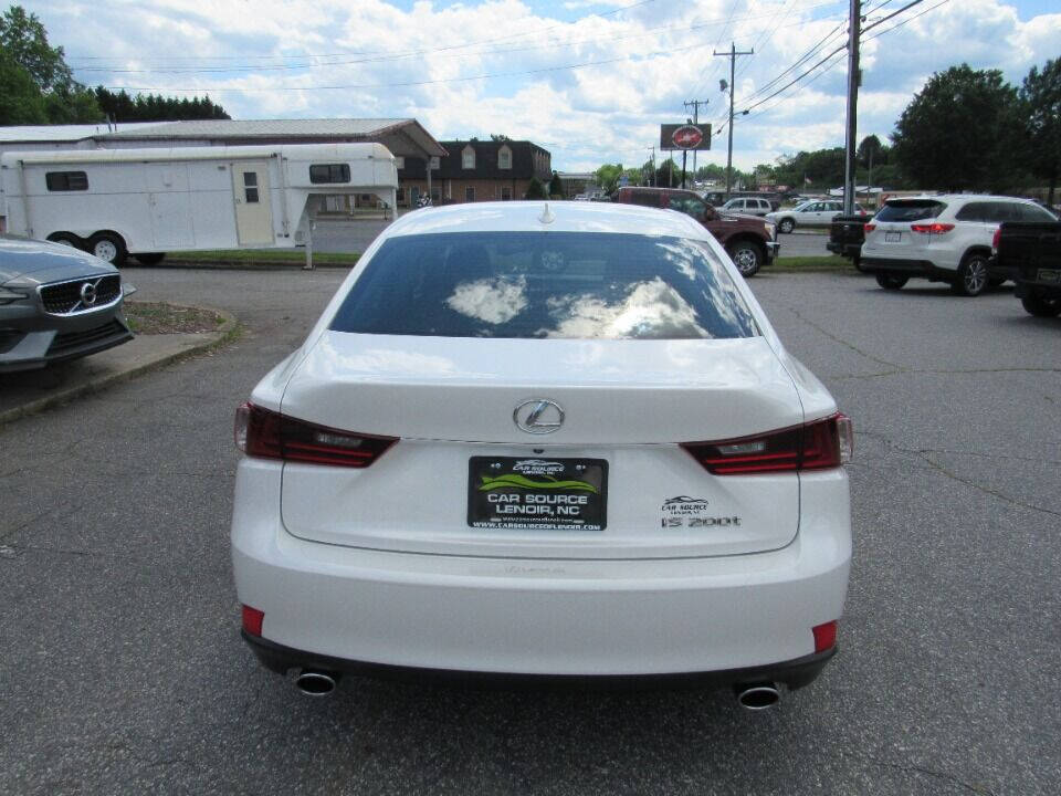 2016 Lexus IS 200t for sale at The Car Source of Lenoir in Lenoir, NC