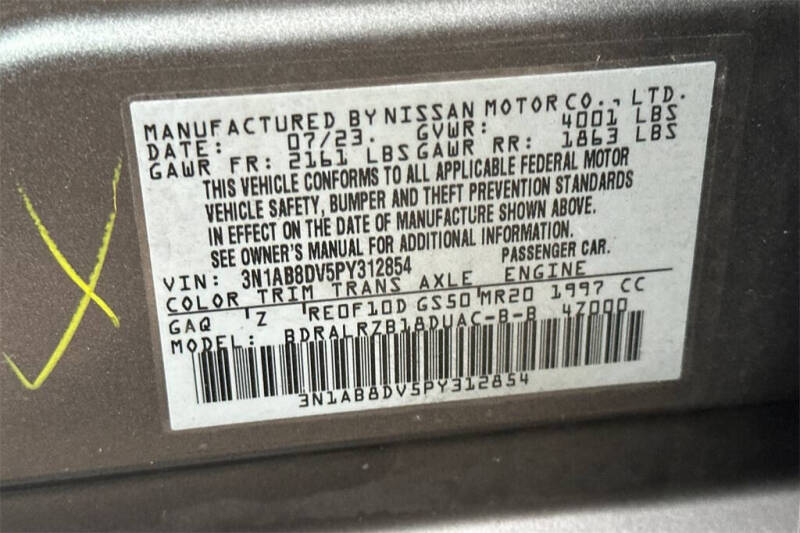 2023 Nissan Sentra SR