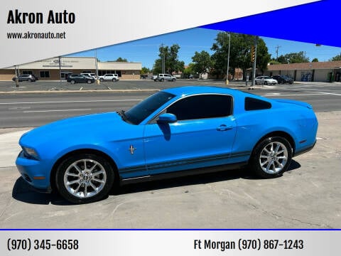 2010 Ford Mustang for sale at Akron Auto - Fort Morgan in Fort Morgan CO
