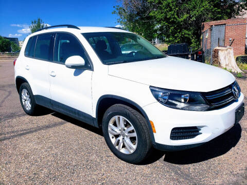 2016 Volkswagen Tiguan for sale at J and M Auto Sales in Fort Collins CO