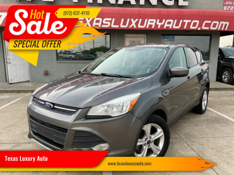 2014 Ford Escape for sale at Texas Luxury Auto in Cedar Hill TX