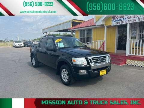 2008 Ford Explorer Sport Trac for sale at Mission Auto & Truck Sales, Inc. in Mission TX