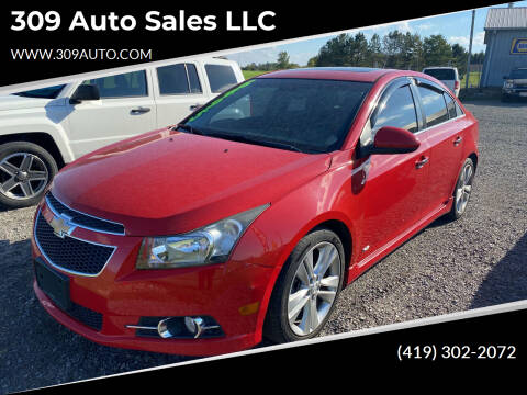 2012 Chevrolet Cruze for sale at 309 Auto Sales LLC in Ada OH