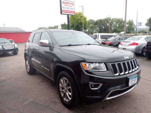 2015 Jeep Grand Cherokee for sale at Marty's Auto Sales in Savage MN