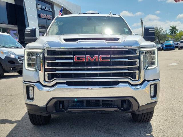 Used 2021 GMC Sierra 2500HD SLT with VIN 1GT49NEY4MF277126 for sale in Miami, FL