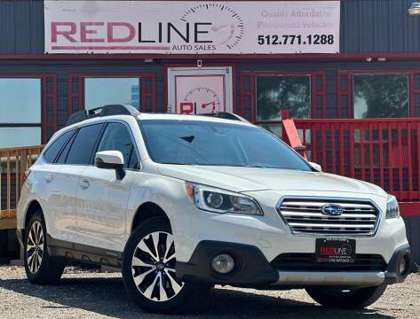 2017 Subaru Outback for sale at REDLINE AUTO SALES LLC in Cedar Creek TX