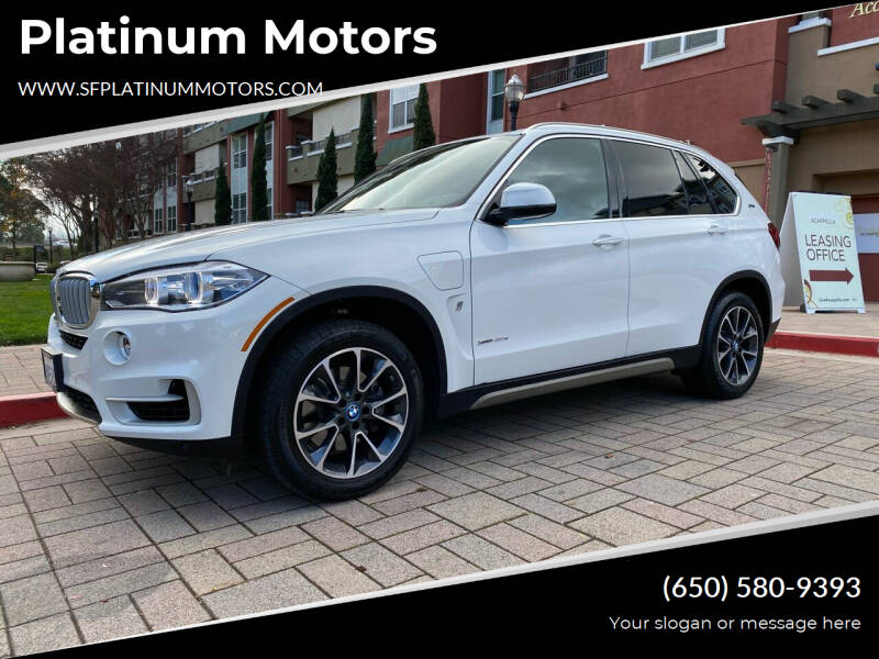 2018 BMW X5 for sale at Platinum Motors in San Bruno CA
