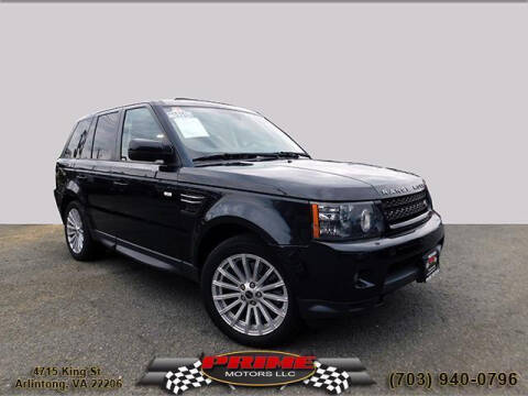 2012 Land Rover Range Rover Sport for sale at PRIME MOTORS LLC in Arlington VA
