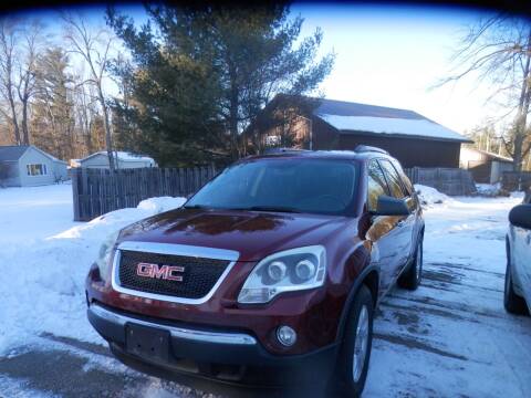 2010 GMC Acadia for sale at G T SALES in Marquette MI
