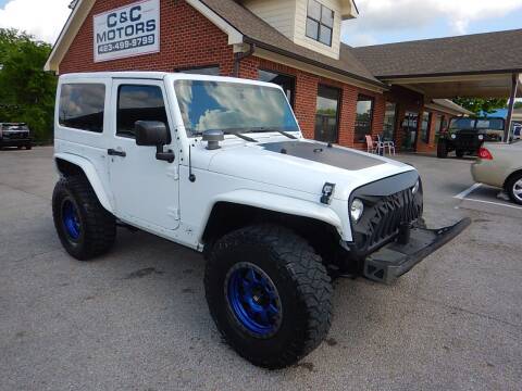 2014 Jeep Wrangler for sale at C & C MOTORS in Chattanooga TN