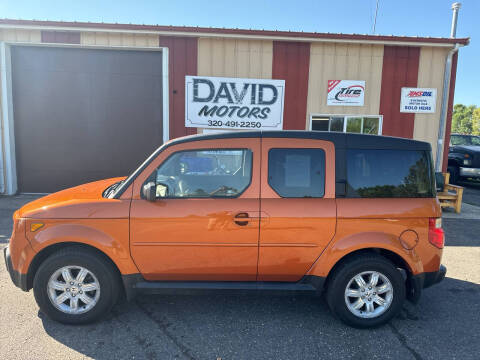 2008 Honda Element for sale at DAVID MOTORS LLC in Grey Eagle MN