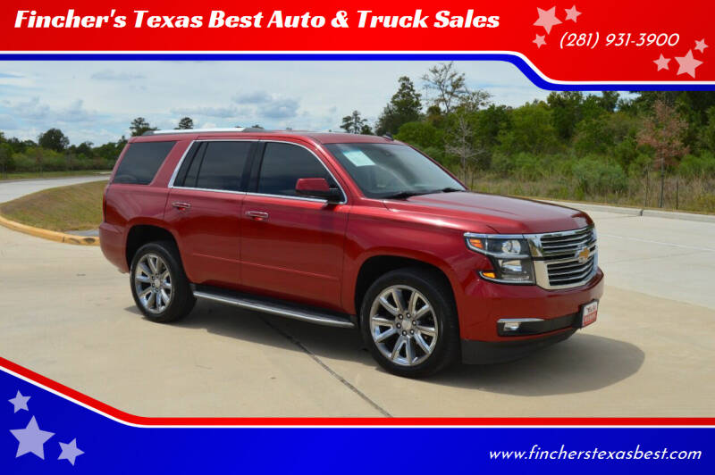 2015 Chevrolet Tahoe for sale at Fincher's Texas Best Auto & Truck Sales in Tomball TX