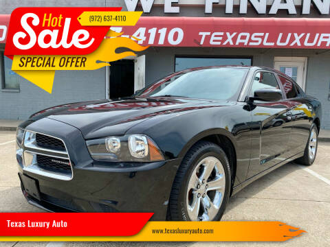 2012 Dodge Charger for sale at Texas Luxury Auto in Cedar Hill TX