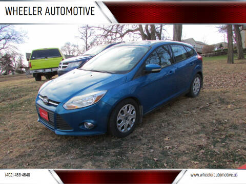 2009 Ford Focus for sale at WHEELER AUTOMOTIVE in Fort Calhoun NE
