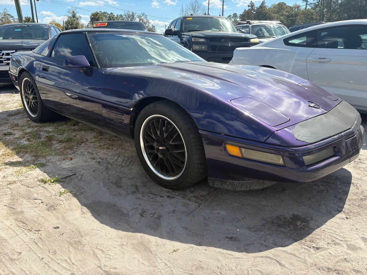 Purple 1994 Chevrolet Corvette Base 2dr Hatchback 1