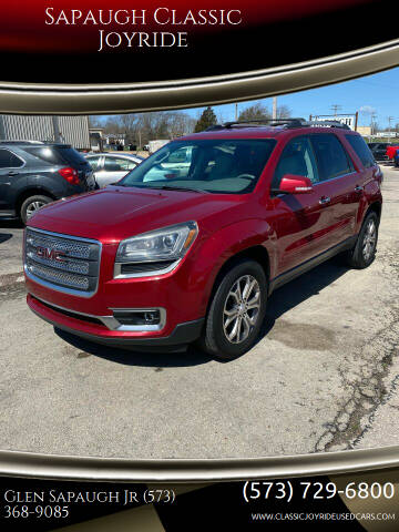 2013 GMC Acadia for sale at Sapaugh Classic Joyride in Salem MO