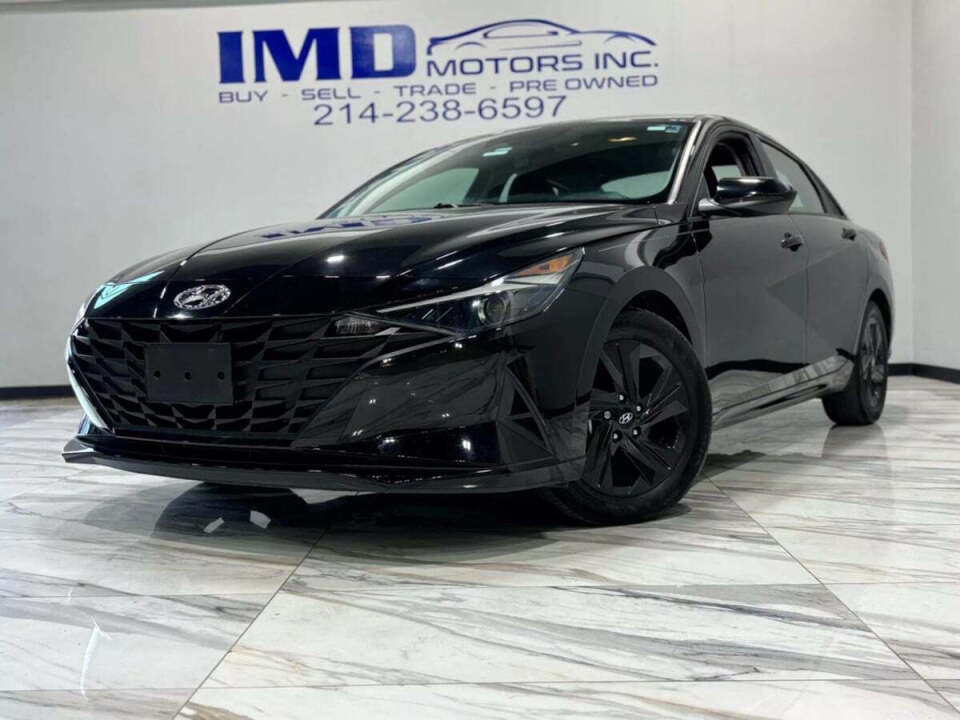 2021 Hyundai ELANTRA for sale at IMD MOTORS, INC in Dallas, TX