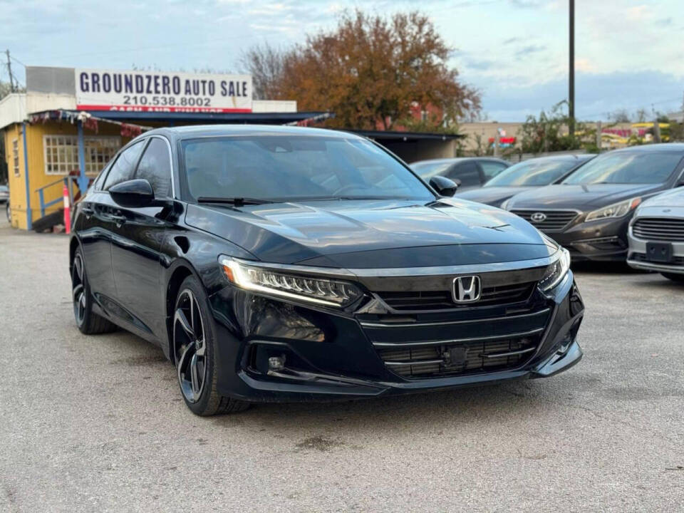 2021 Honda Accord for sale at Groundzero Auto Inc in San Antonio, TX