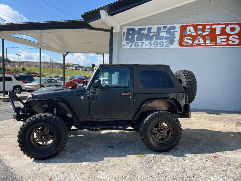 2012 Jeep Wrangler for sale at Bells Auto Sales in Winston Salem NC