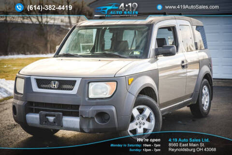 2003 Honda Element for sale at 4:19 Auto Sales LTD in Reynoldsburg OH