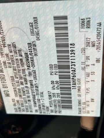 2003 Ford Thunderbird Premium