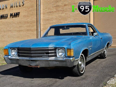 1972 Chevrolet El Camino for sale at I-95 Muscle in Hope Mills NC