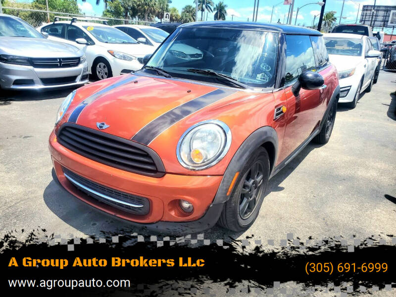 2012 MINI Cooper Hardtop for sale at A Group Auto Brokers LLc in Opa-Locka FL