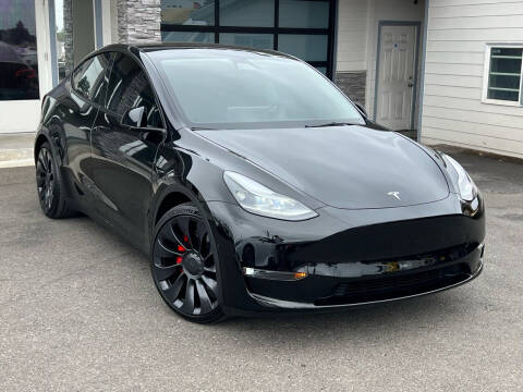 2022 Tesla Model Y for sale at Lux Motors in Tacoma WA