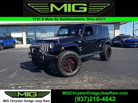 2016 Jeep Wrangler Unlimited for sale at MIG Chrysler Dodge Jeep Ram in Bellefontaine OH