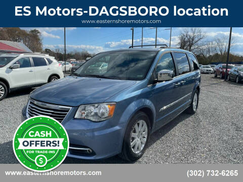 2012 Chrysler Town and Country for sale at ES Motors-DAGSBORO location in Dagsboro DE