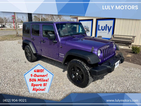 2018 Jeep Wrangler JK Unlimited for sale at Luly Motors in Lincoln NE