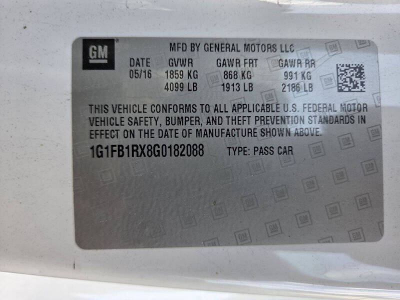 2016 Chevrolet Camaro LT