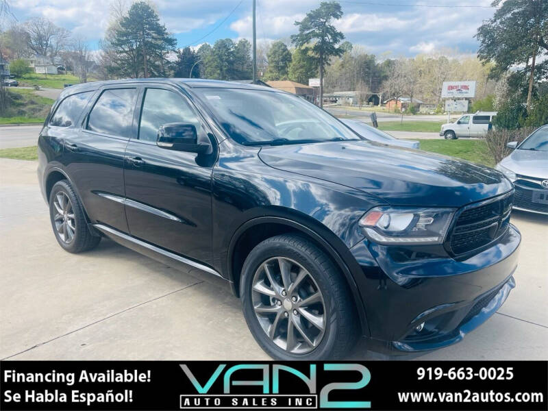 2017 Dodge Durango for sale at Van 2 Auto Sales Inc in Siler City NC