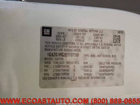 2014 Chevrolet Express LT 3500