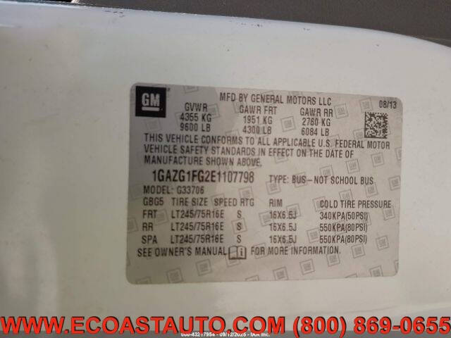 2014 Chevrolet Express LT 3500