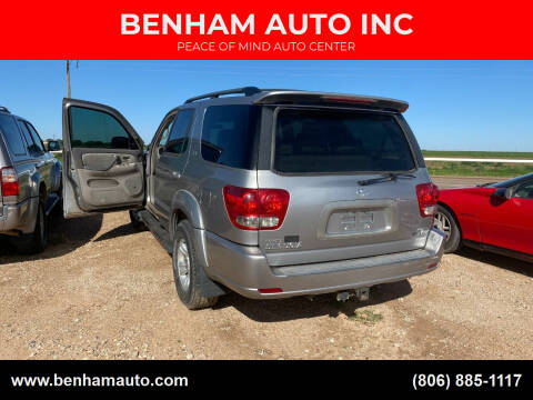 2005 Toyota Sequoia for sale at BENHAM AUTO INC in Lubbock TX