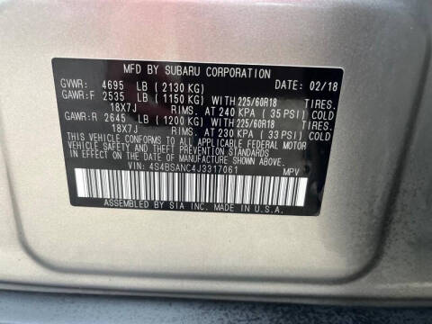 2018 Subaru Outback 2.5i Limited