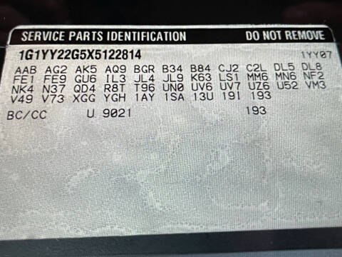 1999 Chevrolet Corvette