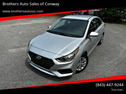 2018 Hyundai Accent for sale at Brothers Auto Sales of Conway in Conway SC