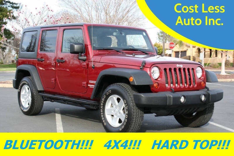 2013 Jeep Wrangler Unlimited for sale at Cost Less Auto Inc. in Rocklin CA