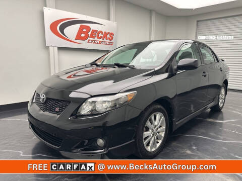 2010 Toyota Corolla for sale at Becks Auto Group in Mason OH