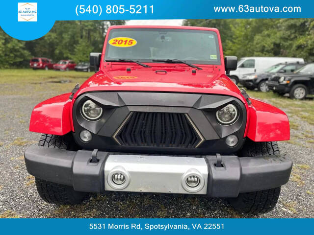 2015 Jeep Wrangler Unlimited for sale at 63 Auto Inc in Spotsylvania, VA