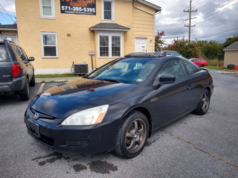 2003 Honda Accord for sale at Top Gear Motors in Winchester VA