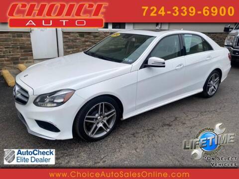 2016 Mercedes-Benz E-Class for sale at CHOICE AUTO SALES in Murrysville PA