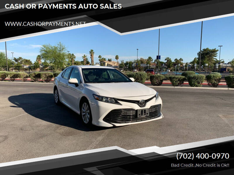2018 Toyota Camry for sale at CASH OR PAYMENTS AUTO SALES in Las Vegas NV